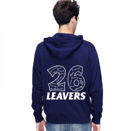 Leavers Graduation Hoodie 26 Name Inside Design 3D Style Stars & Stripes Hood